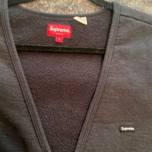 Supreme Zip SweatVest- Black - Size L